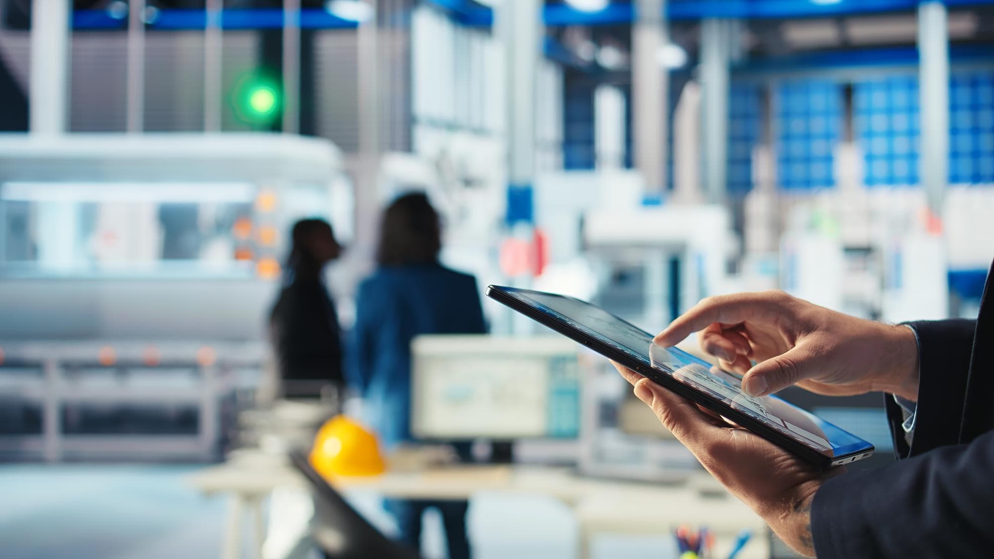 Container being moved